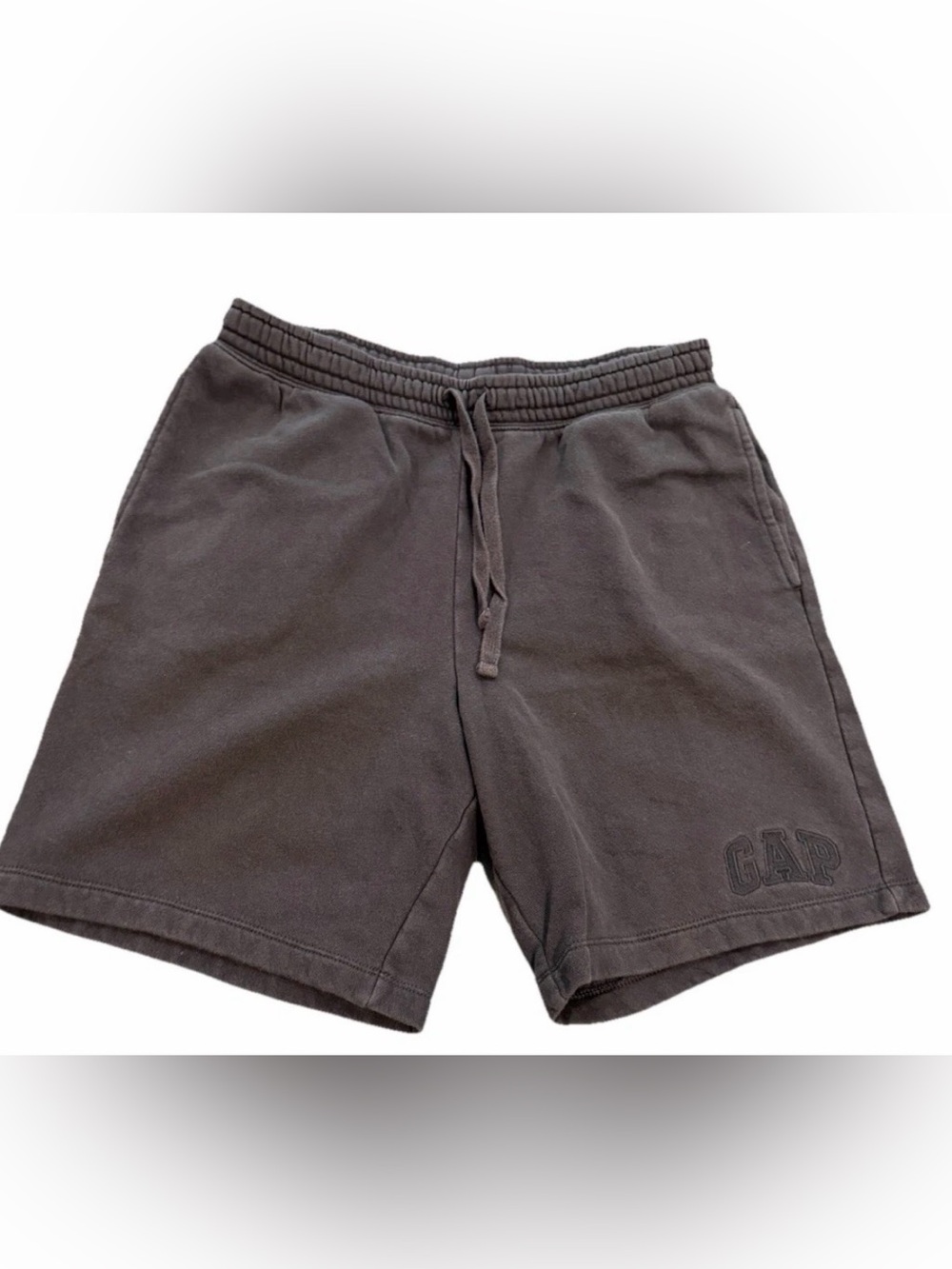 GAP Men's Charcoal Black Drawstring Athletic Shorts